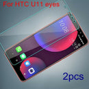 2PC Ultrathin Anti-Scratch Tempered Glass Film Screen Protector For HTC U11 eyes