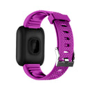 116 Plus 1.3 inch Touch Smart Bracelet Heart Rate Fitness Tracker (Purple)