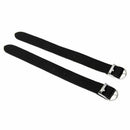 Motorcycle Bag Pouch Saddle Bag PU Leather Luggage Tool Roll Bag Black C8V6