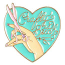 Creative Love Heart Brooches Badge Jacket Clothing Unisex Backpack Pins A