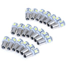 20Pcs Cool White BA9S T10 5SMD Interior Turn Signal Corner LED Light Bulbs T_