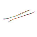 10 x Mini Micro SH 1.0mm 4-Pin JST Double Connector Plugs Wires Cables 100MM BX
