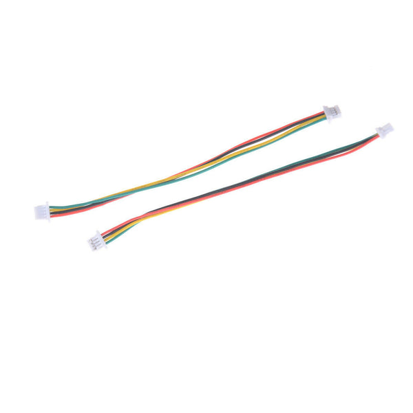 10 x Mini Micro SH 1.0mm 4-Pin JST Double Connector Plugs Wires Cables 100MM BX