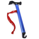 Multifunction Aluminum Alloys Camping Mallet Hammer, blue G7W7