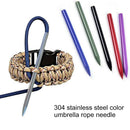6pcs DIY Paracord Bracelet Weaving Needle Parachute Cord Knitting Needles