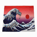150*130cm Tapestry Home Decorative Polyester Animal and World Map Pattern B X5R6