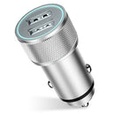 Dual USB 5V 2.4A Fast Charging Car Phone Charger Adapter for Phone Tablet