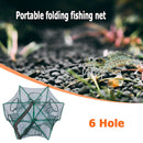 6 Sides 6 Holes Automatic Fishing Net NylonÃ‚Â Crab Fish Trap ShrimpÃ‚Â Cage (B) A