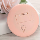 LED Lighted Mini Makeup Mirror Battery Powered Portable Round Cosmetic Mirror