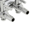 2 Ways Air  Splitter Lever Control Valve For Fish Tank Aquarium 3 Pack