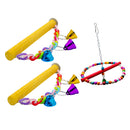 3 Pcs Bird Cage Hanging Swing Pet Parrot Parrot Climb Chew Toys for Pet Birds