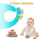 Waterproof Silicone Baby Bibs, Adjustable Soft Feeding Bibs With Food Crumb C4D5