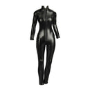 1:6 Scale PU Leather Jumpsuit Women Costume Outfits for 12 inch  s HT / Phicen