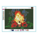 Fire Rose 5D Full Drill Diamond Painting Embroidery DIY Craft Cross Stitch