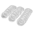 100Pcs 21mm Round Clear Plastic Coin Holder Capsules Box Storage Clear Roun