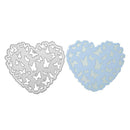 Heart DIY Cutting Dies Stencils Scrapbook Embossing Album Card Gifts (2pcs)