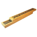 Bamboo Incense Burner Hand Carving Hollow Stick Incense Plate Holder Joss S I1O9