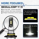 2Pcs H1 Led Headlight Bulbs Headlamp Conversion Kit Super Bright Waterproof