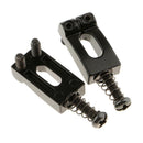 Set of 6 Vibrato Bridge Saddles for Electric Guitar Instrument Accs - Black