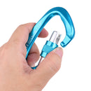 Lightweight 25KN Wiregate Hammock Carabiner Clips Made Of Aircraft Grade