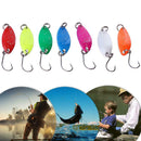 10pcs 2.8g/5cm Metal Spinner Spoon Fishing Lures Hard Copper Sequin Baits