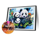 5D DIY Full Round Drill Diamond Painting Butterfly Panda Cross Stitch Kit