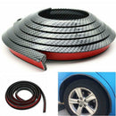 Rubber Car Fender Flare Wheel Eyebrow Protector Arch Trim Strip 1.5m
