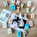 Silicone Chocolate Mold Letters Fondant Biscuit Decorating Tools Bakeware