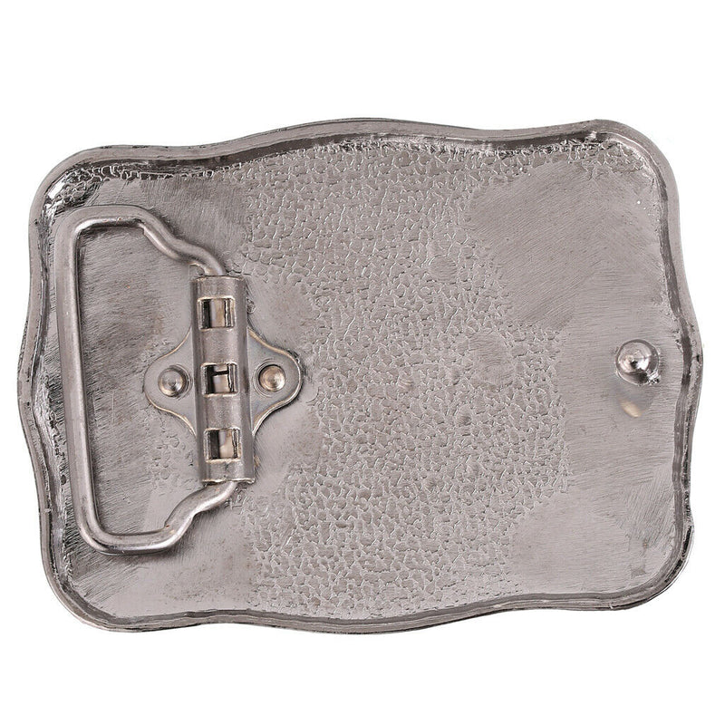 Western Flower Turquoise Stone Belt Buckle Square Shaped Replacement Buckle