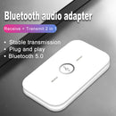 2in1 Bluetooth v5.0 Dongle OTG & Audio Cable for Desktop Computer Headphones