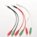 1x3.5mm  Audio Mic Splitter Cable Earphone Headphone Adapter male to 2 Female MO