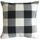 Plaid Pillows Retro Checkered Farmhouse Tartan Cotton Linen Throw Pillow Ca H9L6