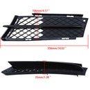1Pair Car Front Bumper Grille Left Right Side Fog Light Cover for BMW E90 2