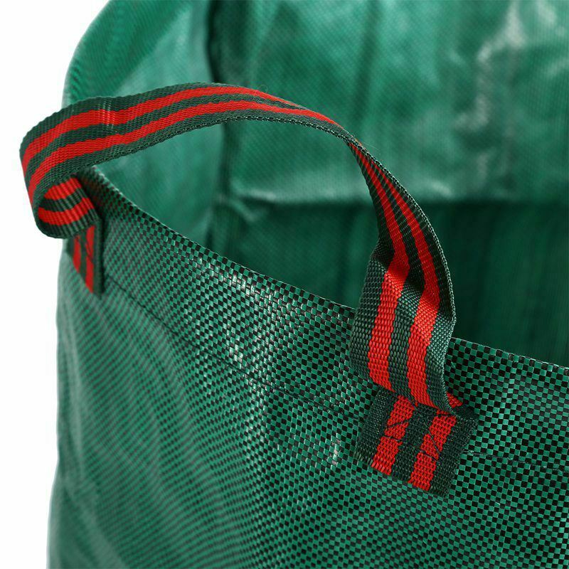 270L Garden Waste Bag Large Strong Waterproof Heavy Duty Reusable Foldable