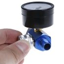 1Pc Spary Gun Regulator Air Pressure Regulator Adjustable Gauge Air Tool Mo  Gw
