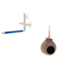 Parrot Budgies Parakeet Perch Exercise Toys Birds Natural Sleeping Nest