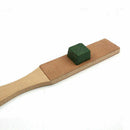 Dual Sided Compounds Leather Kits Blade Strop Razor Sharpener Polishing Set Tool