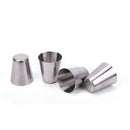 4X 30ml stainless steel outdoor camping mini cup mug drinking with serving BX