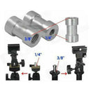 4 Pieces 1/4 inch to 3/8 inch Metal Female Threaded Screw Adapter for Tripod