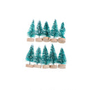 10PCS DIY Christmas Mini Trees Desktop Home Decor Christmas Decoration FSAU FT