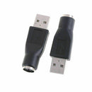 1pc PS/2 Female to USB Male Adapters Converter For PC Keyboard SALE Compute D9S4