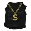 Summer Pet Puppy small pet dog cat clothing vest T-shirt Clothing (Black, S S3I8