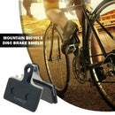 2pcs Mountain Bike Disc Brake Pads Bicycle Friction Film with Sheet Suit