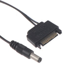 1Pc SATA Male To DC 5.5*2.1mm 12V power supply SATA to DC Cable 20cmS Ew