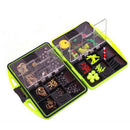 Fishing Accessory Kits Hook Leader Beads Spoon Swivels Sinker Tackles Set Deluxe