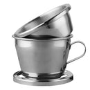 Moka Pots Stainless Steel Drip Brewing Pot Coffee Filter Brewer Dripper