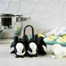 Cute Penguin Shape Boiled Egg Holder Kitchen Refrigerator Eggs Storage Shelf DIY