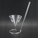 Creative Screw Spiral Straw Molecular Cocktail Glass Bar Party Wine Glass M