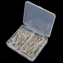 Canvas Manikin Head Canvas Block +150x Metal Wig T-Pins for Salon Wig Hair
