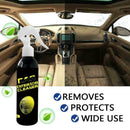 Auto Care Inner Car Interior Wax Seat Polish Dashboard Leather Surface- Cle F8F4